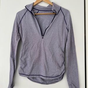 Lucy’s | size s | purple quarter zip